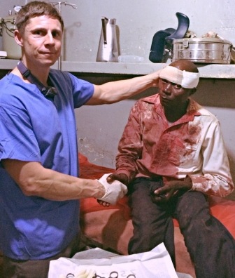 Andrew Jones ABMU with patient